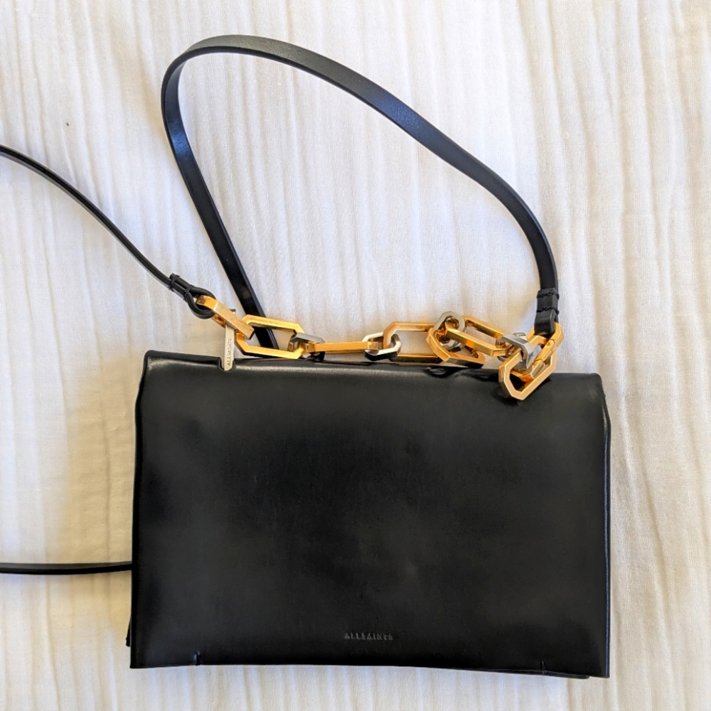 All saints Yua crossbody clutch